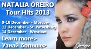 Natalia Oreiro in Russia